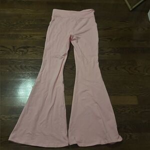 (BRIGHTER IN PERSON) edikted flare hot pink leggings